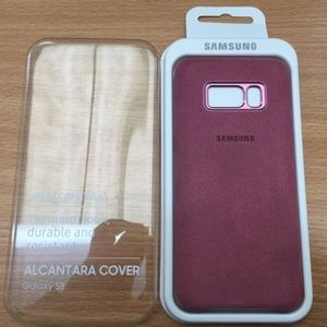 Samsung Galaxy S8 Alcantara Case Pink